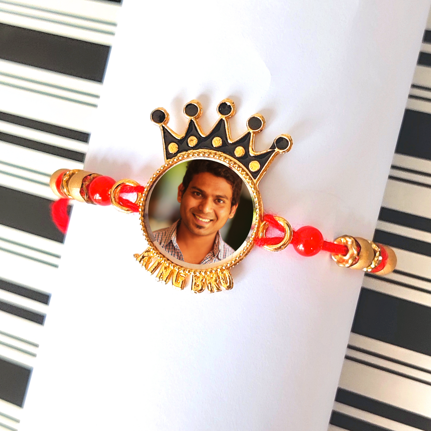 Rakhi Gift Hamper for Brother with Photo Rakhi