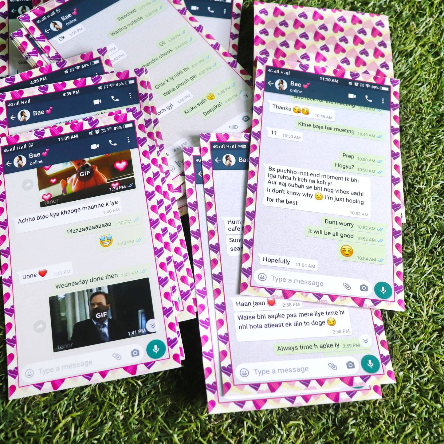Our Chat Memories Cards - Happy Jugnu