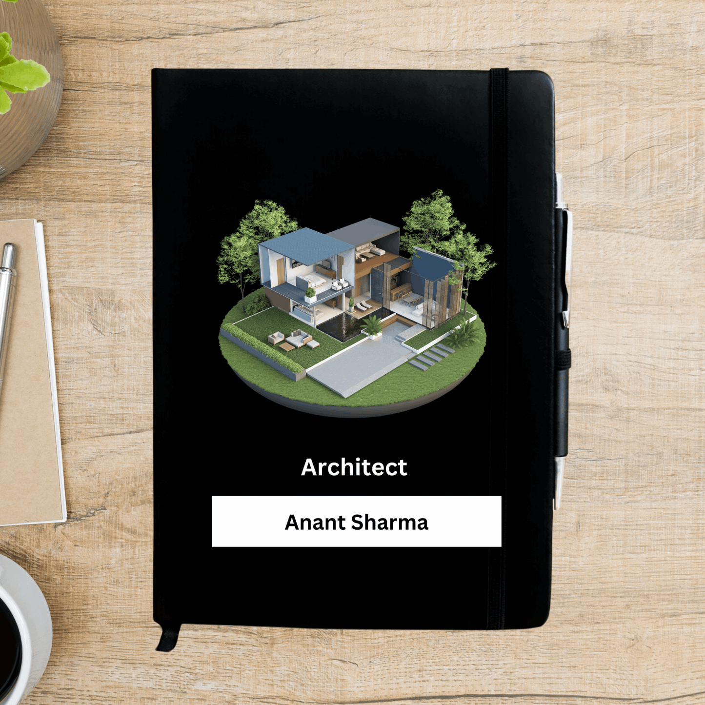 Architect 3d Model Personalized Diary - Happy Jugnu