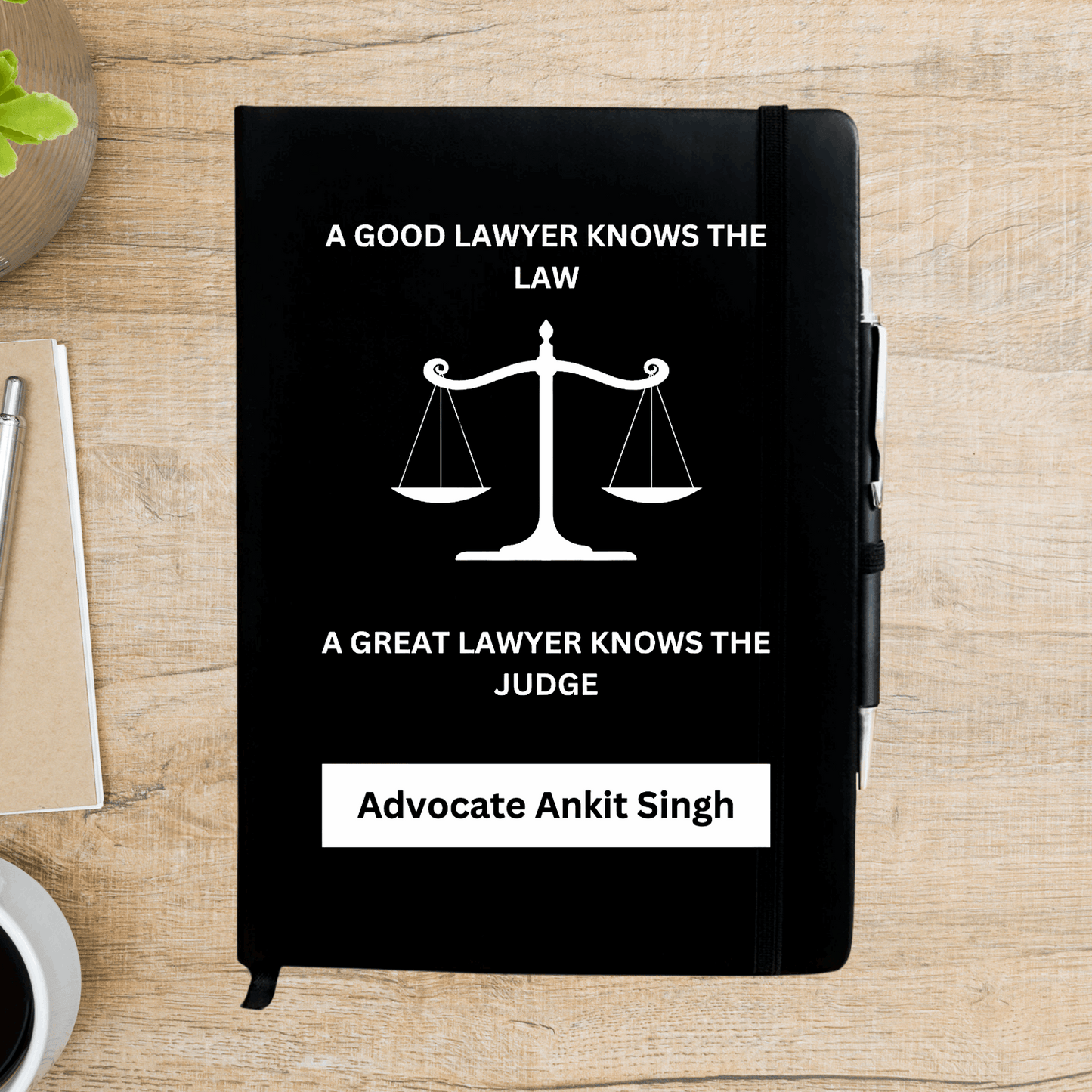 A Great Lawyer Personalized Diary - Happy Jugnu