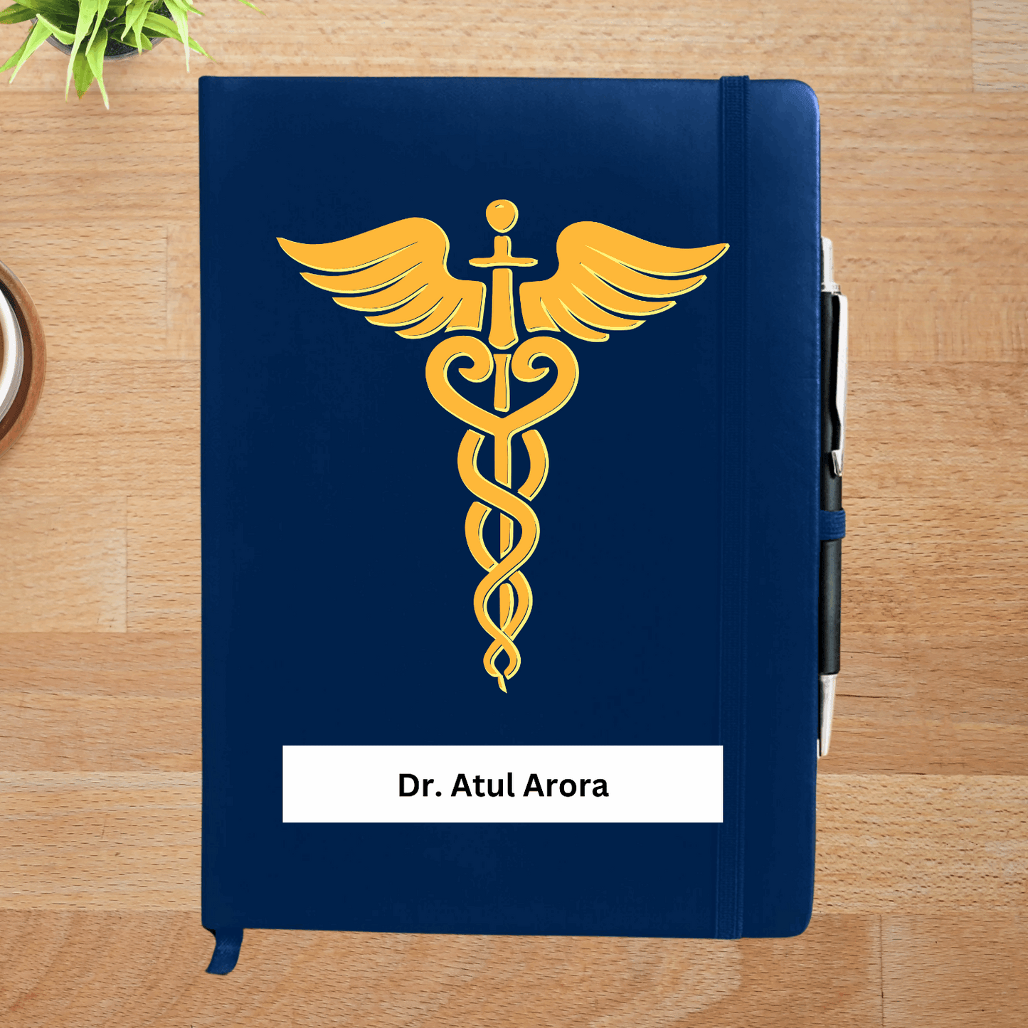 Doctor Caduceus Personalized Diary - Happy Jugnu