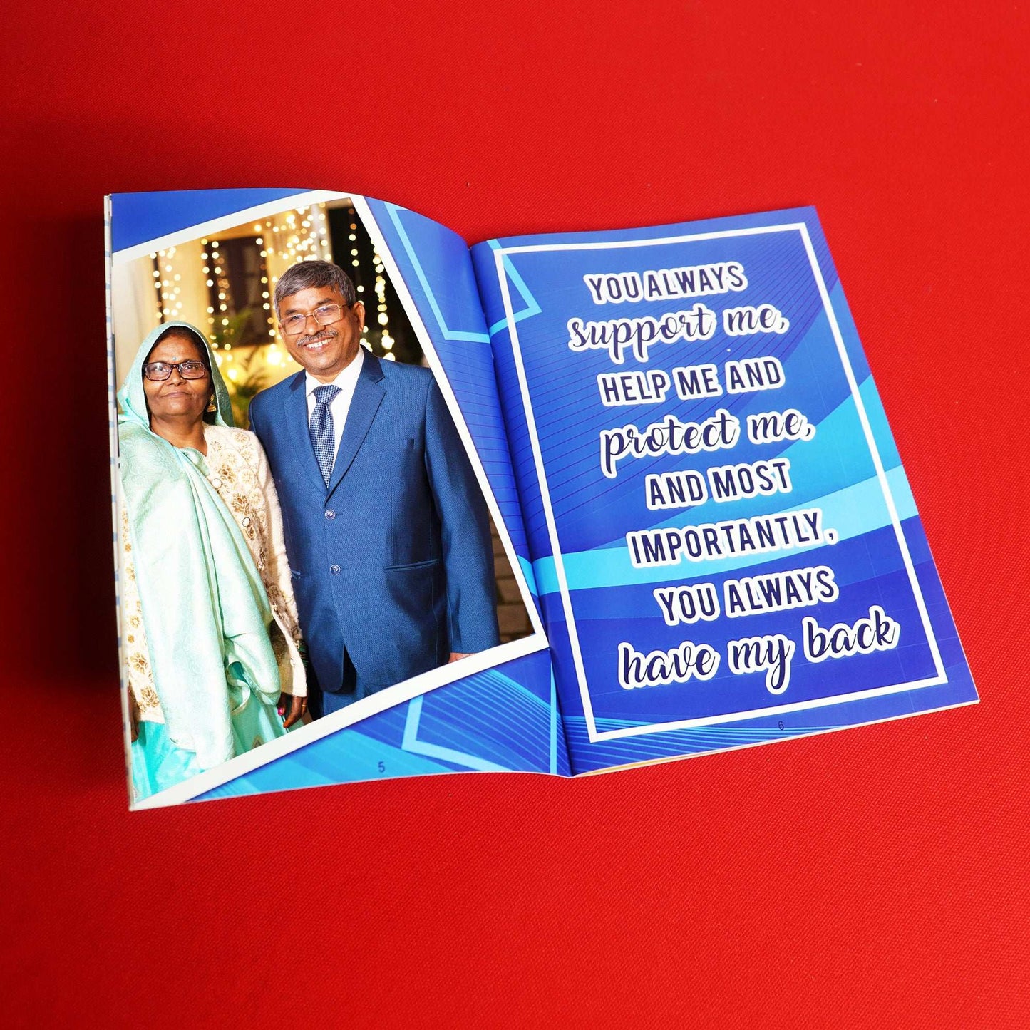 Personalized Memories Photo Book For Father - Happy Jugnu