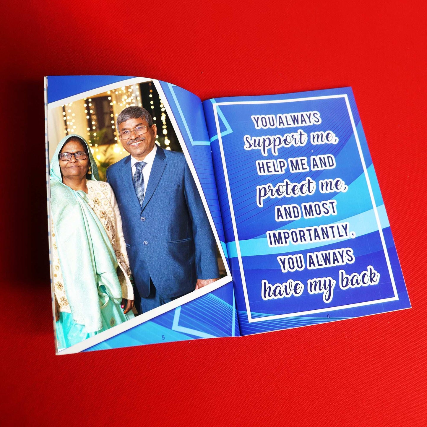 Personalized Memories Photo Book For Father - Happy Jugnu