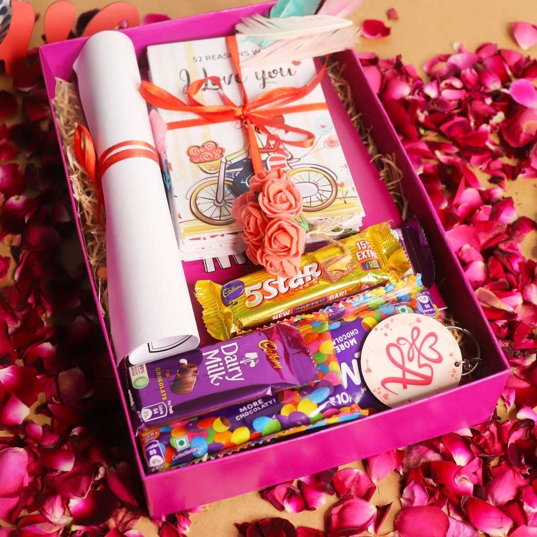 Personalized Love Hamper for her - Happy Jugnu