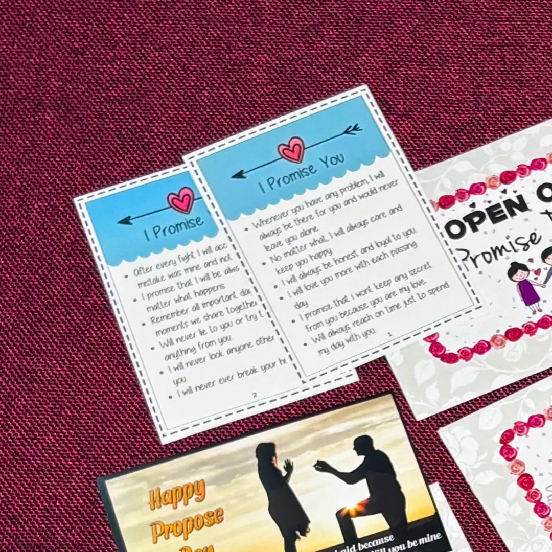 Open When Valentine Letter | Personalized Valentine week Combo
