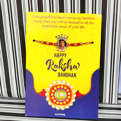 Rakhi Gift Hamper for Brother with Photo Rakhi