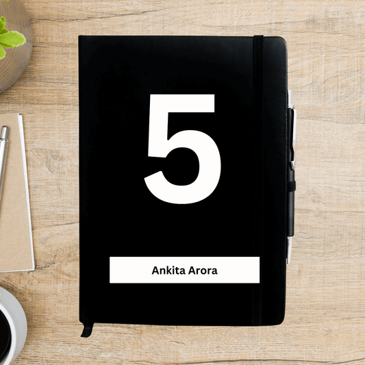 5 Number - Mulank 5 Personalized Diary - Happy Jugnu