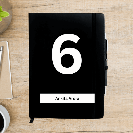 6 Number - Mulank 6 Personalized Diary - Happy Jugnu