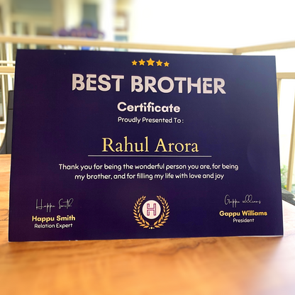 Rakhi Gift Hamper for Brother with Photo Rakhi