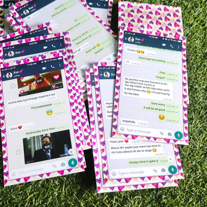 Our Chat Memories Cards - Happy Jugnu