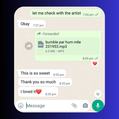 Custom Song Gift