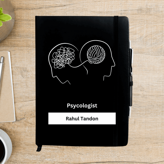 Psychologist connecting Thoughts Personalized Diary - Happy Jugnu