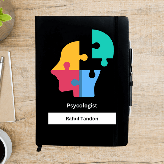Psychologist mind puzzle Personalized Diary - Happy Jugnu