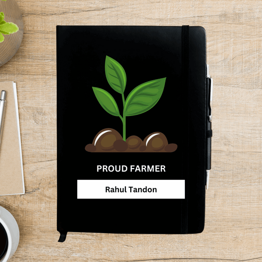Seedling of farmer Personalized Diary - Happy Jugnu