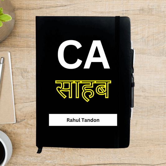 CA Sahab Personalized Diary - Happy Jugnu
