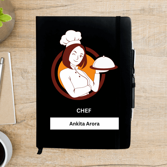 Female Chef Personalized Diary - Happy Jugnu