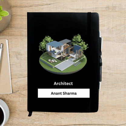 Architect 3d Model Personalized Diary - Happy Jugnu