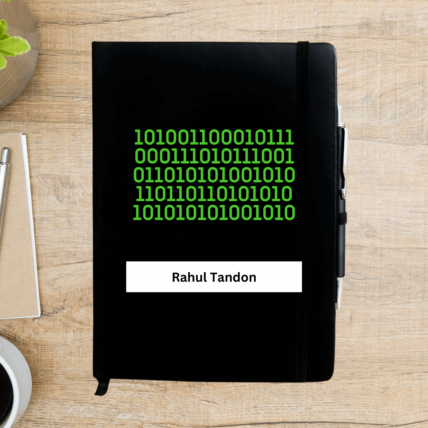 Binary Code Personalized Diary - Happy Jugnu