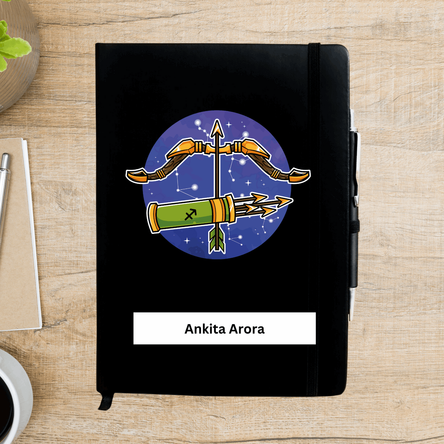 Sagittarius Zodiac Personalized Diary - Happy Jugnu