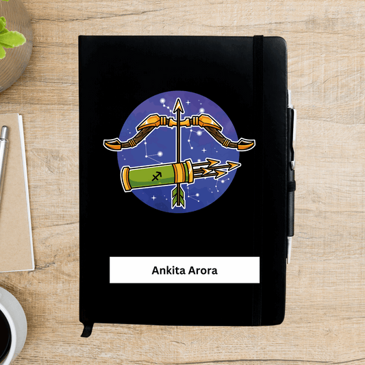 Sagittarius Zodiac Personalized Diary - Happy Jugnu
