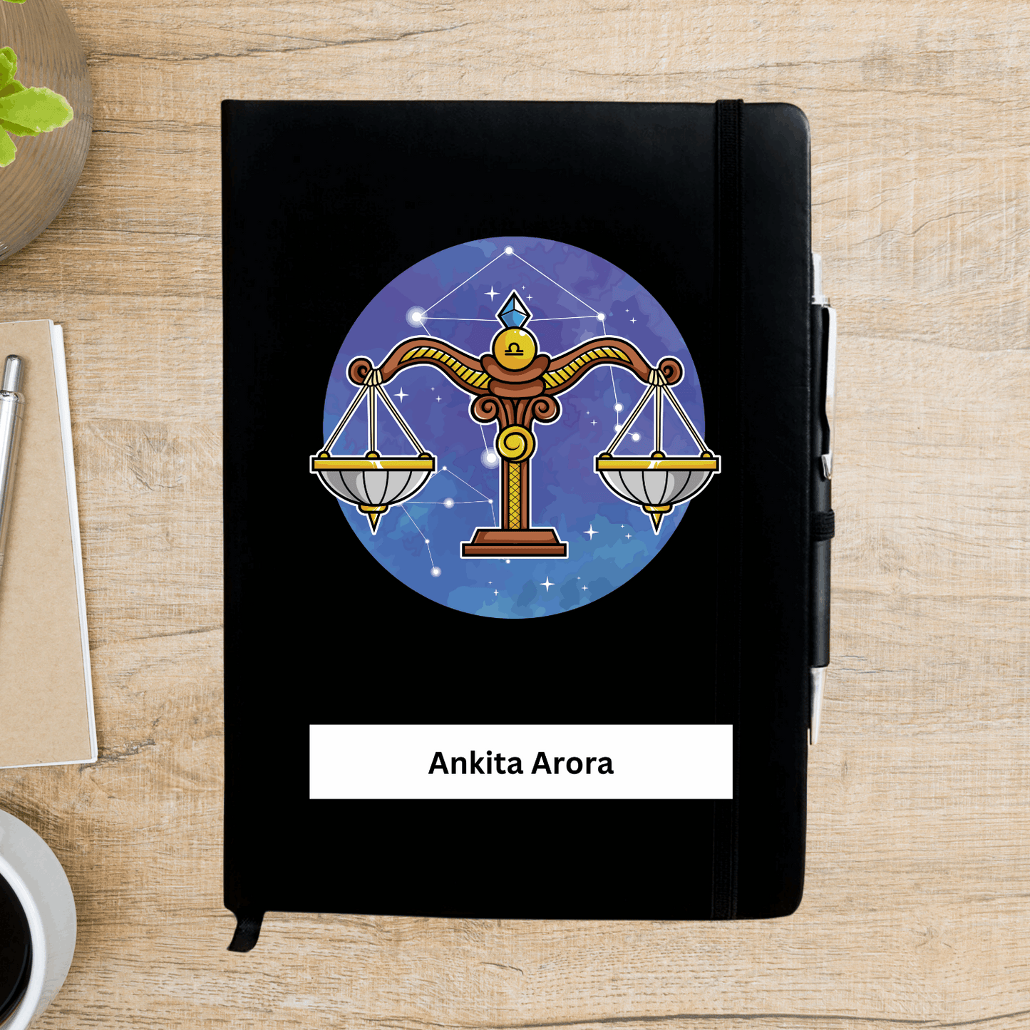 Libra Zodiac Personalized Diary - Happy Jugnu