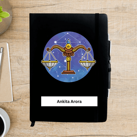 Libra Zodiac Personalized Diary - Happy Jugnu