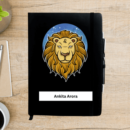 Leo Zodiac Personalized Diary - Happy Jugnu