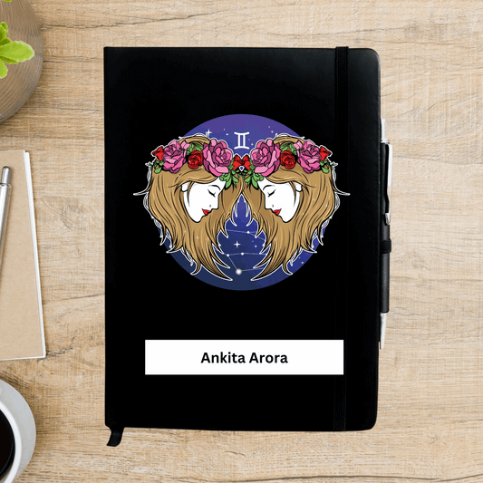 Gemini Zodiac Personalized Diary - Happy Jugnu