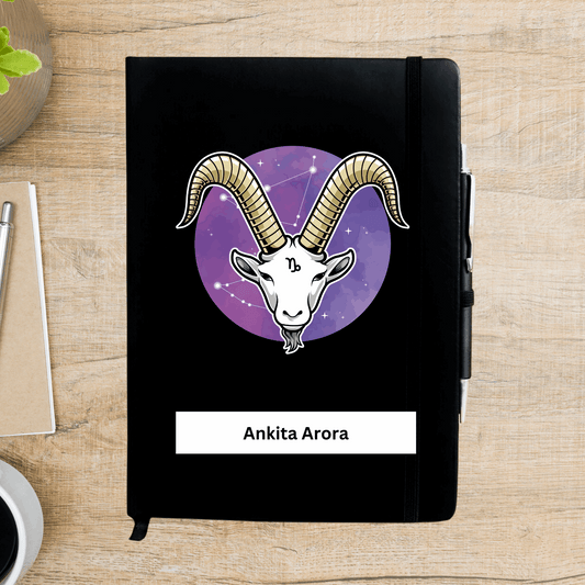 Capricorn Zodiac Personalized Diary - Happy Jugnu