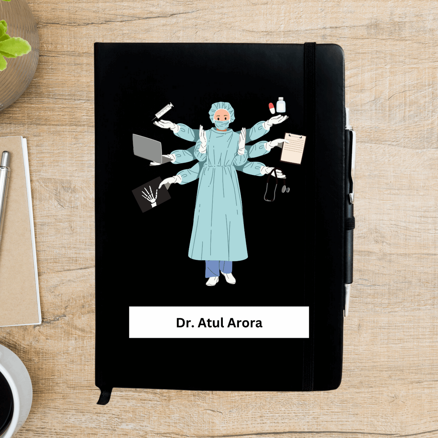 Doctor superhero Personalized Diary - Happy Jugnu