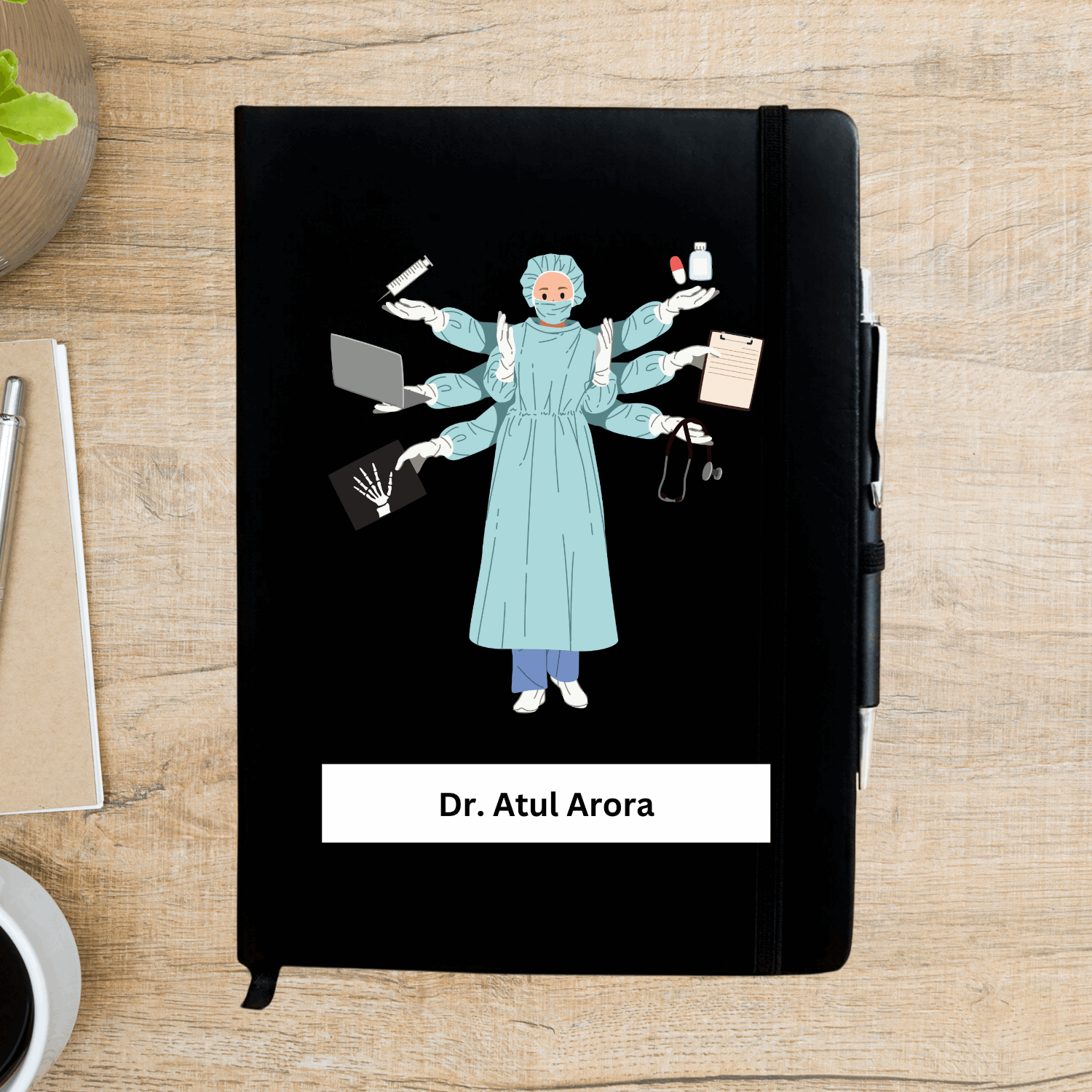 Doctor superhero Personalized Diary - Happy Jugnu