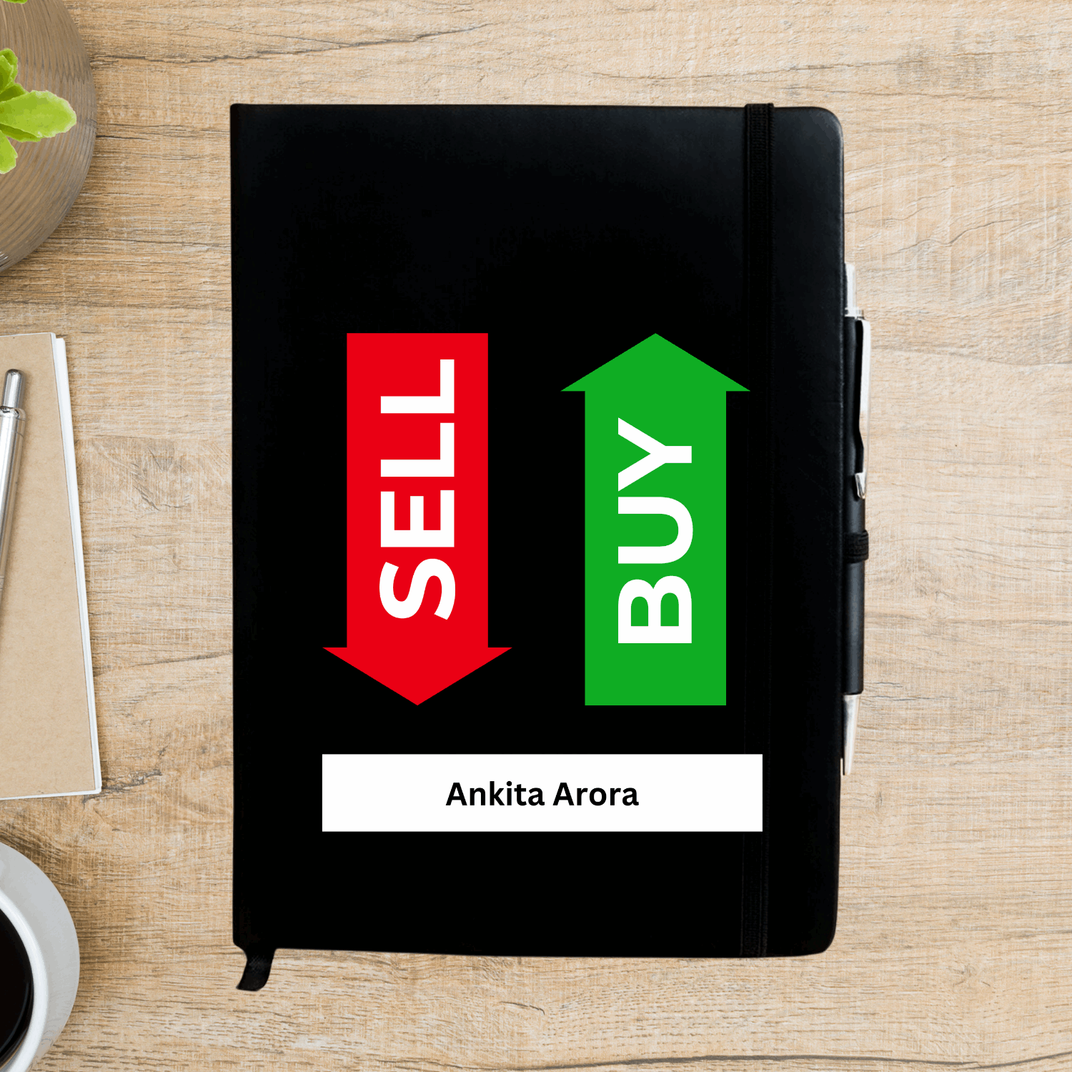 Sell or Buy Trading Personalized Diary - Happy Jugnu