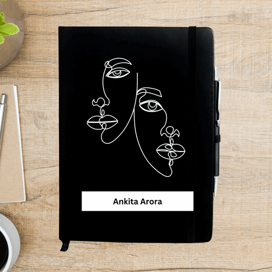 2 Face Art Personalized  Diary