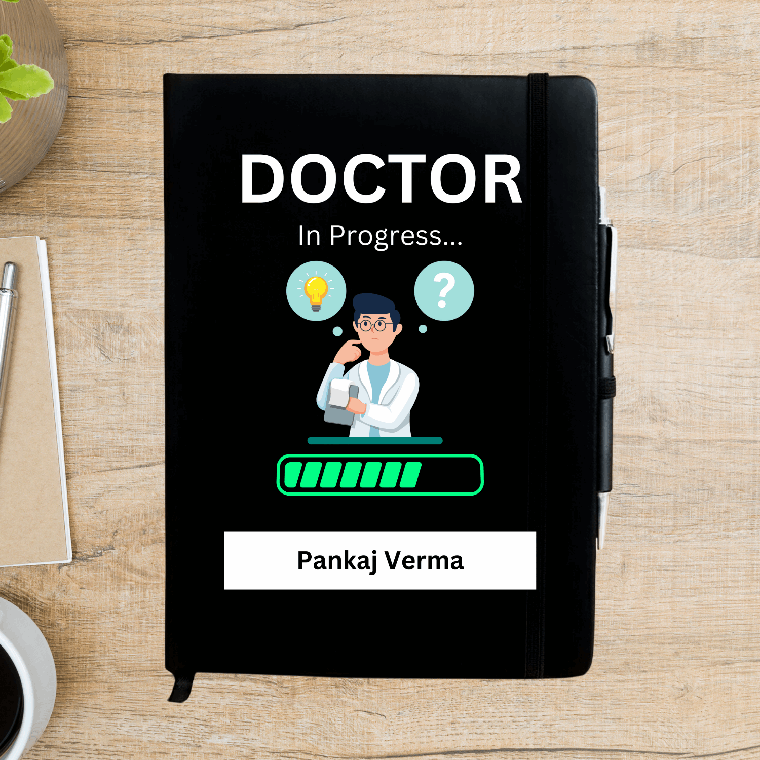 Doctor in Making Personalized Diary - Happy Jugnu