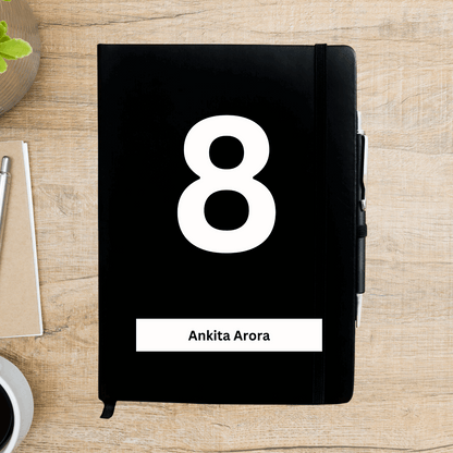 8 Number - Mulank 8 Personalized Diary - Happy Jugnu