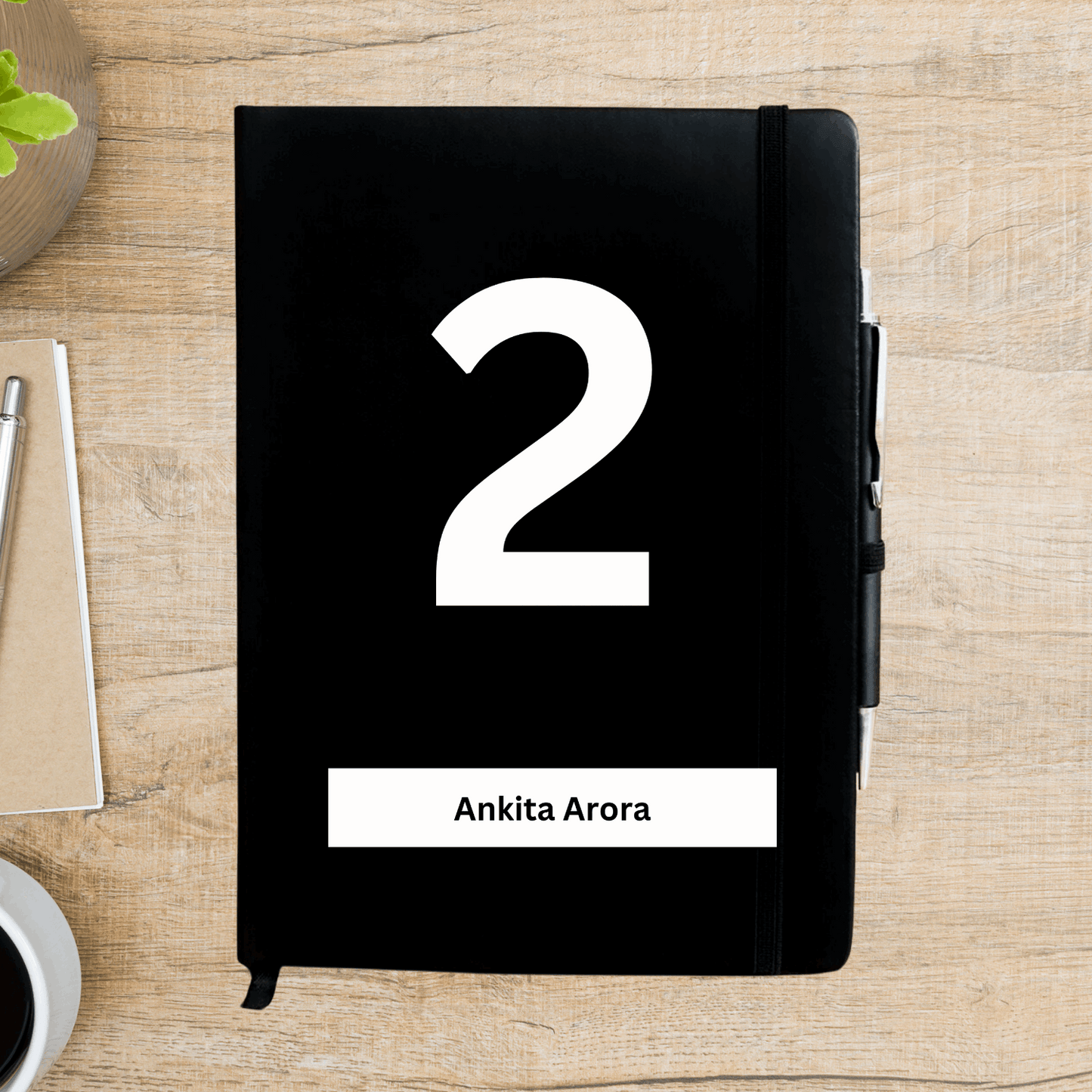 2 Number - Mulank 2 Personalized Diary - Happy Jugnu