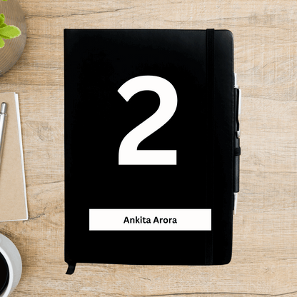 2 Number - Mulank 2 Personalized Diary - Happy Jugnu