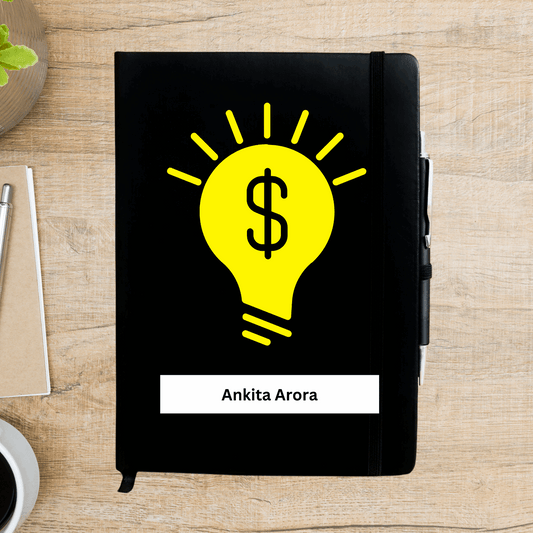 Idea Bulb Personalized Notebook Diary - Happy Jugnu