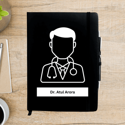Male Doctor Personalized Diary - Happy Jugnu
