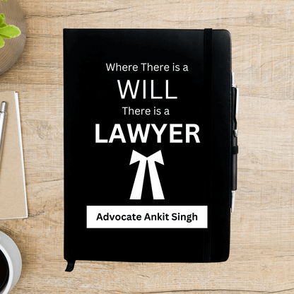 Will Lawyer Personalized Diary - Happy Jugnu