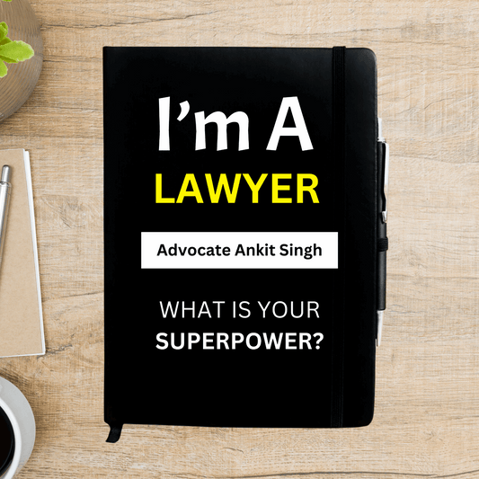 Lawyer Superpower Personalized Diary - Happy Jugnu