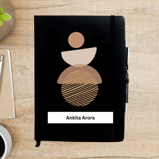 Abstract shape Art Personalized  Diary