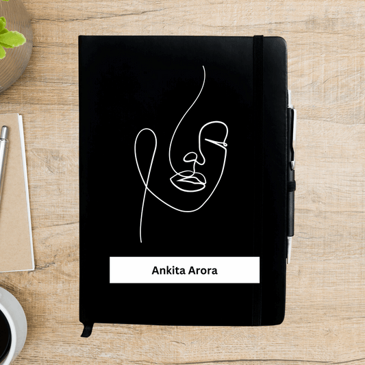 Face String Art Personalized Diary - Happy Jugnu