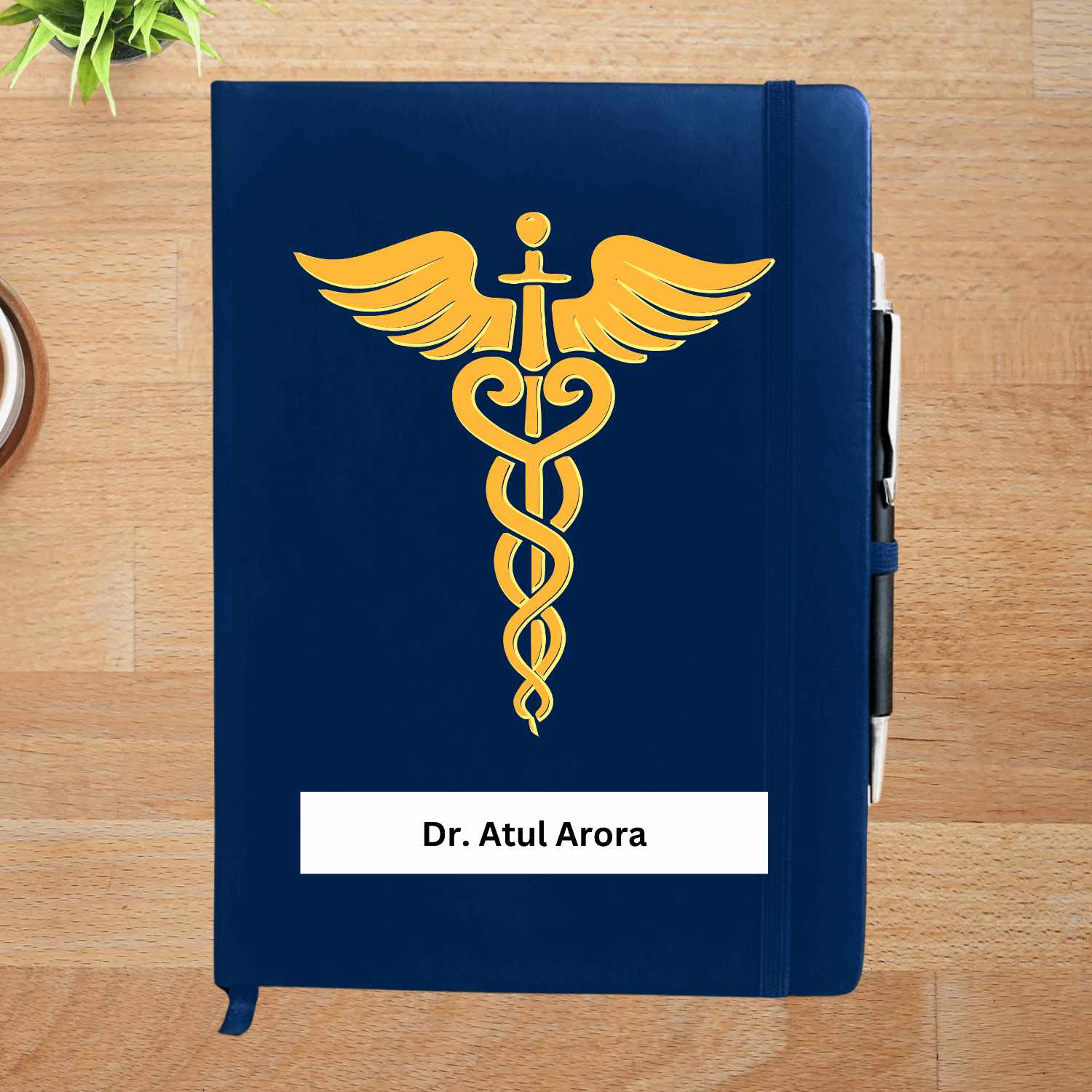 Doctor Caduceus Personalized Diary - Happy Jugnu