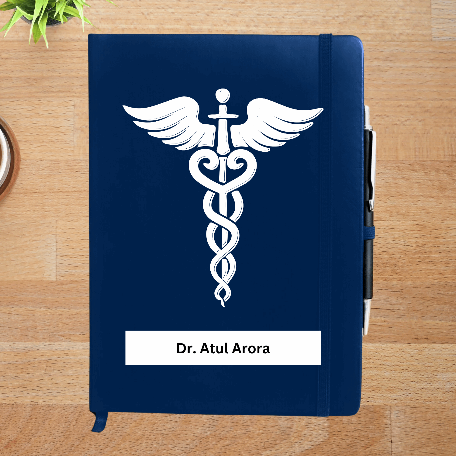 Doctor Caduceus Personalized Diary - Happy Jugnu