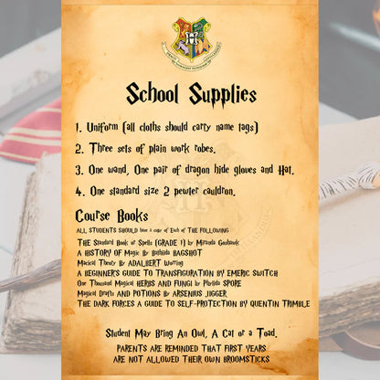 Hogwarts Acceptance Letter | Best Gift for Potter Heads