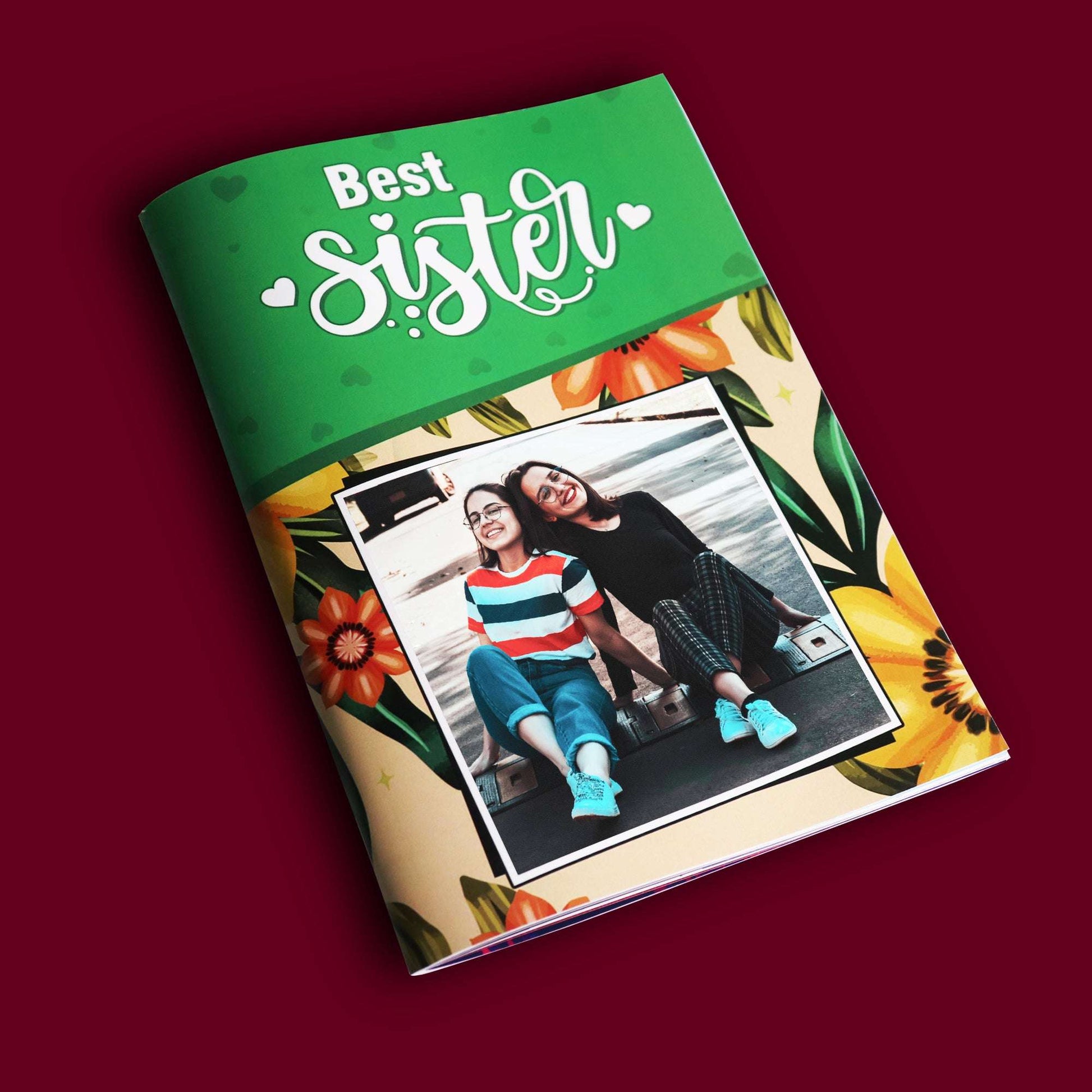 Personalized Memories Photo Book For Sister - Happy Jugnu