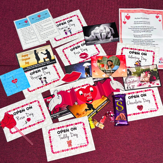 Open When Valentine Letter | Personalized Valentine week Combo