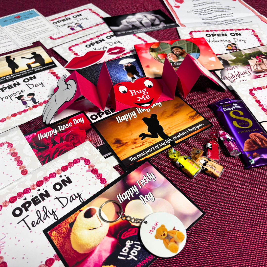 Open When Valentine Letter | Personalized Valentine week Combo