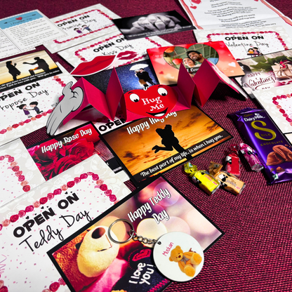 Open When Valentine Letter | Personalized Valentine week Combo